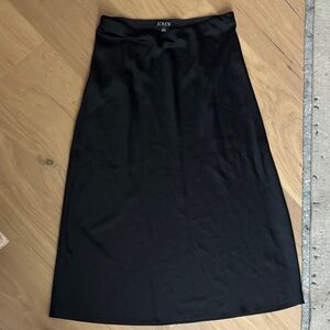 J. Crew Classic Black A-Line Skirt